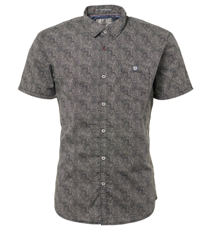 Jack & Jones 12295083 blaskye overhemd k/m navy – heren