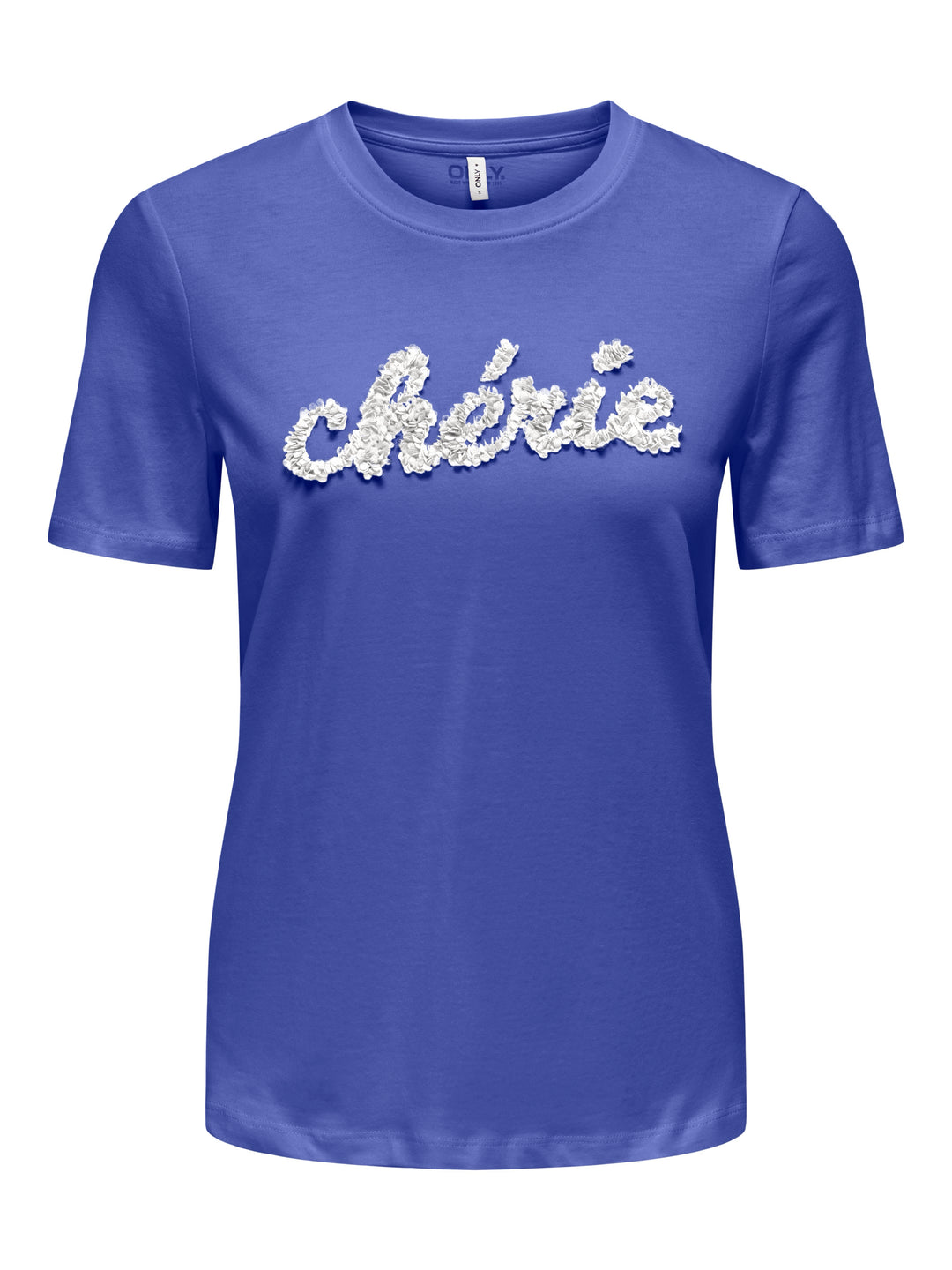 Only 15324070 Lucia t-shirt kobalt – dames