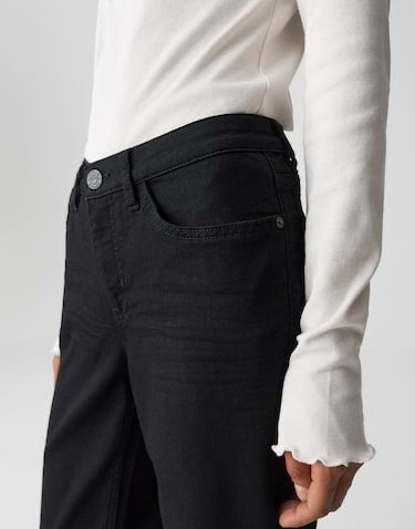 Opus Elma lange broek dames zwart - L30