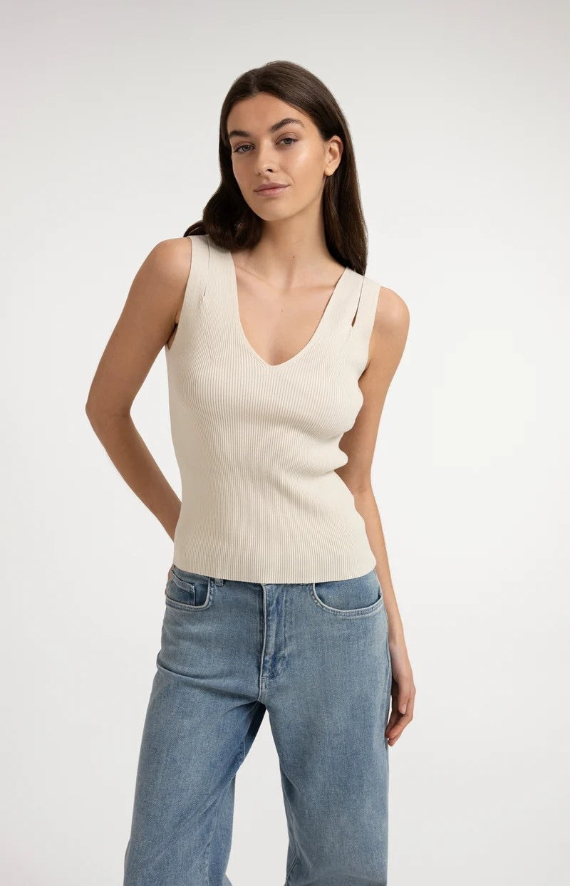 YAYA Women singlet beige – dames
