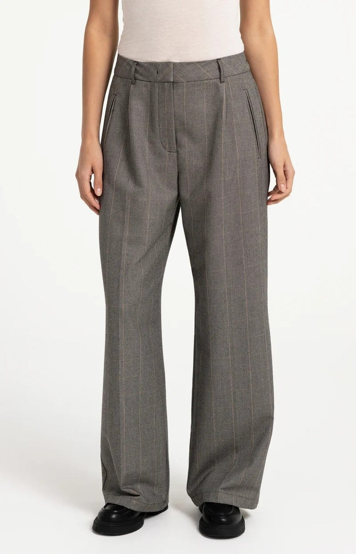 YAYA Women 01-301284-609 lange broek dames grijs dessin