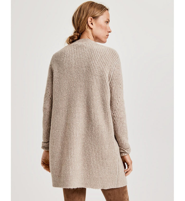 YAYA Women vest gebreid zand – dames