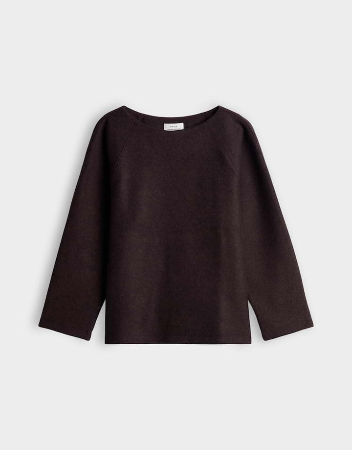 Opus Gusera 10623414517 sweater dames groen - Bruin