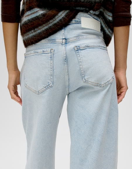 Opus Lolah joy 10534513982482 jeans low croth-baggy fit blue denim - L28