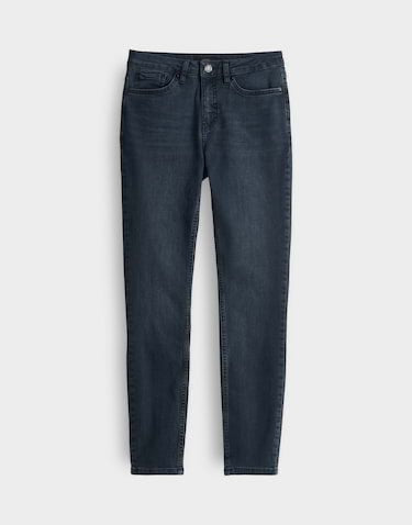 Opus Elma blue black jeans skinny fit dames - Blue Denim - L28