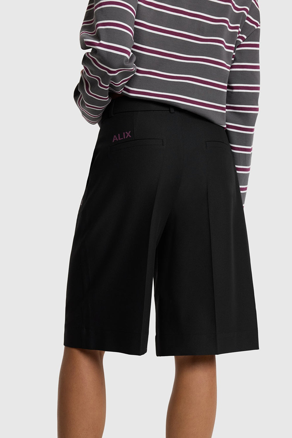 Alix the label zwarte bermuda dames