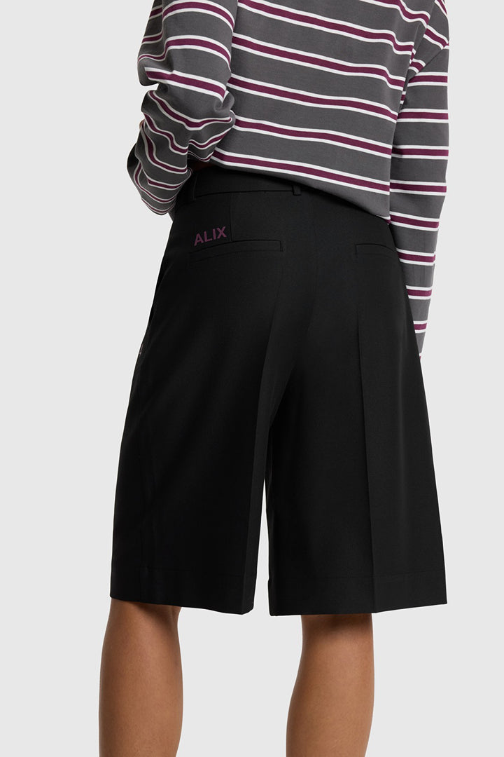 Alix the label zwarte bermuda dames