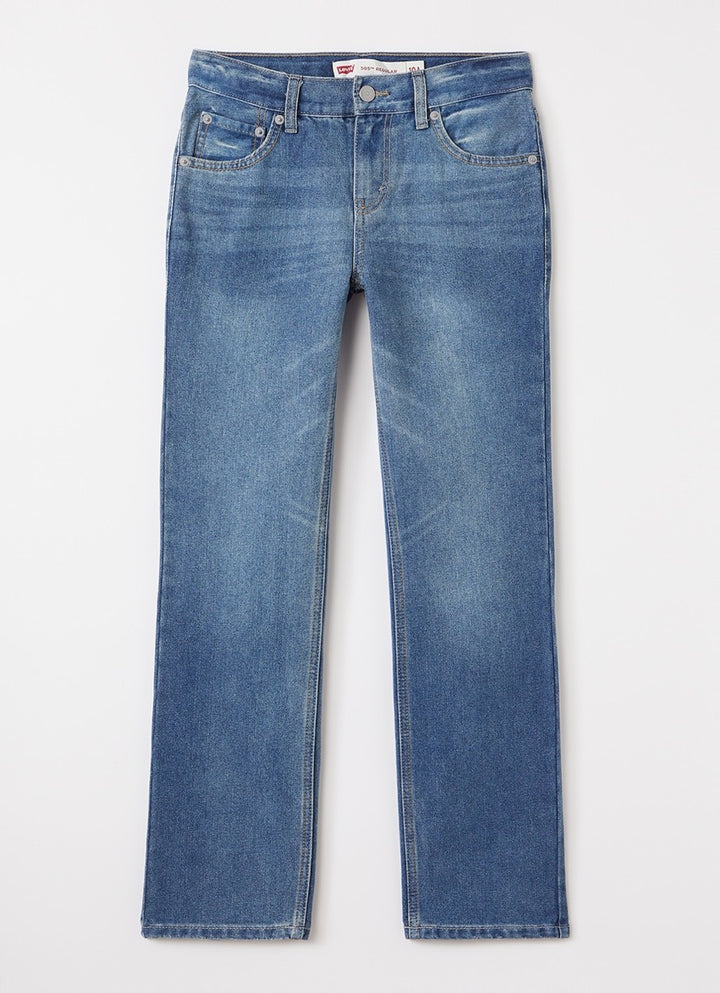 Levi's boys 5505 jeans blue denim – jongens