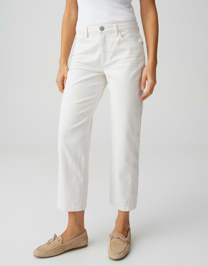 Opus Minah jeans ecru – dames low croth-baggy fit - 26