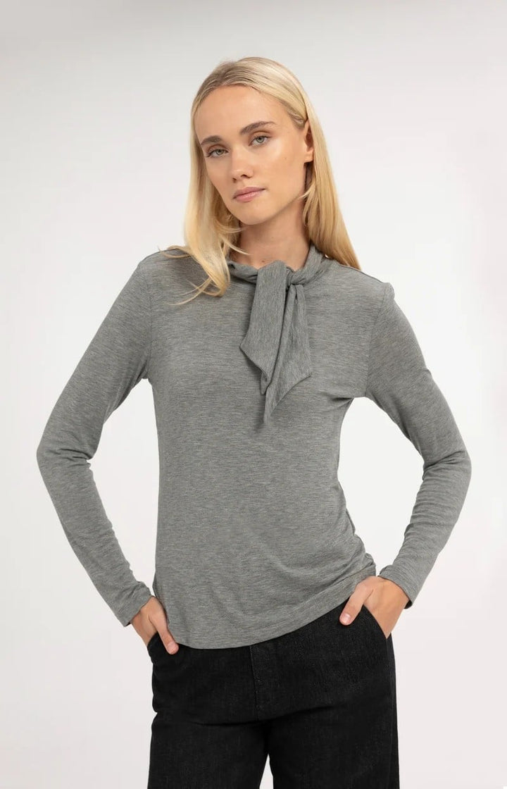 YAYA Women 01-709436-610 top l/m dames grijs melee