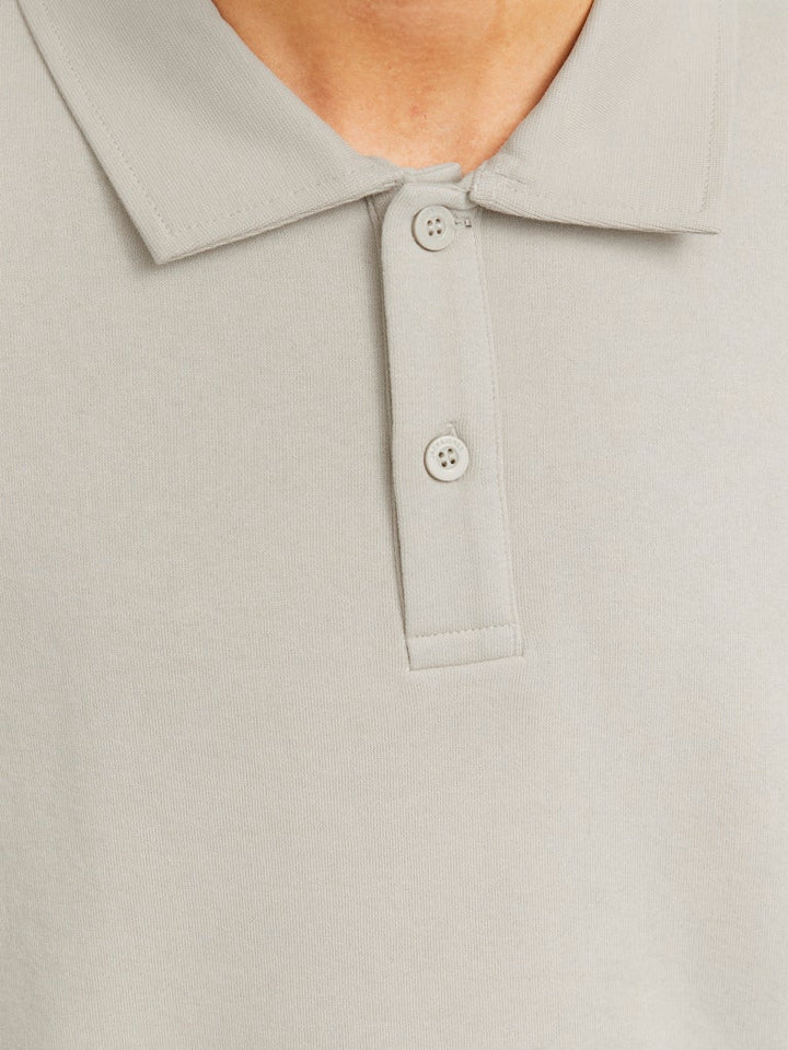 Jack & Jones polo l/m heren beige – 12278586 Bradley
