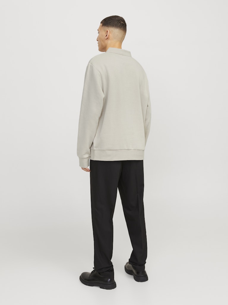Jack & Jones polo l/m heren beige – 12278586 Bradley