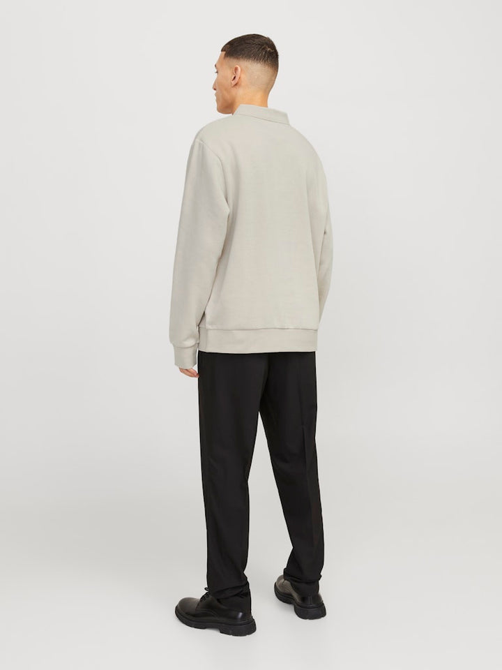 Jack & Jones polo l/m heren beige – 12278586 Bradley