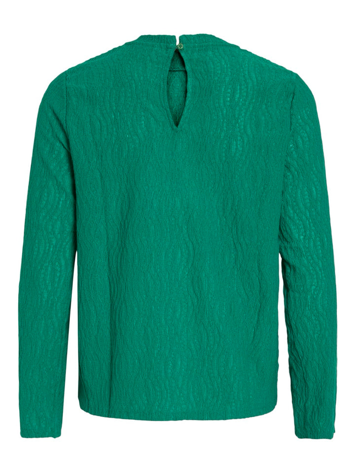 Vila 14108066 Shina top l/m dames – groen