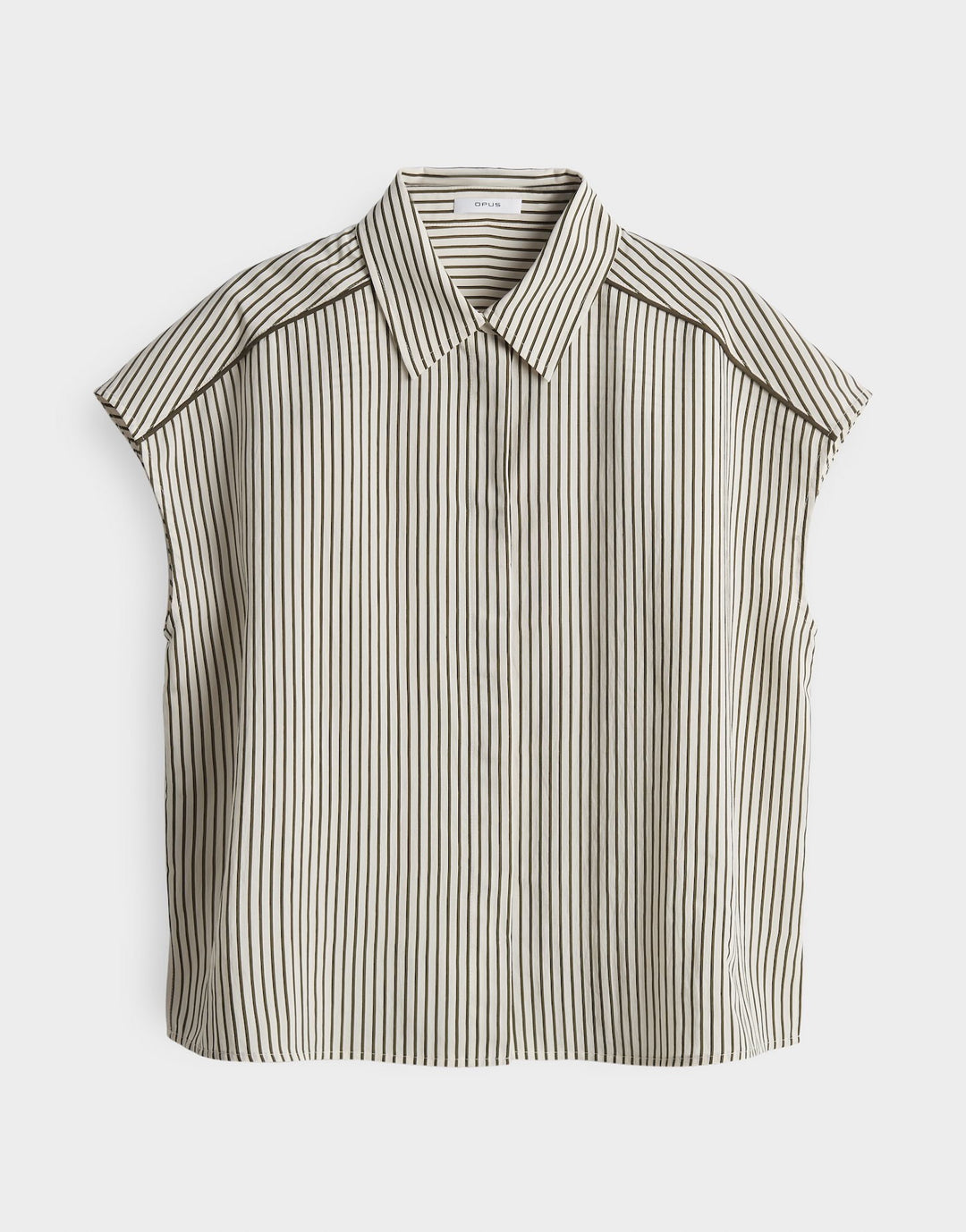 Opus blouse l/m dames ecru dessin – Famella 10441113340366