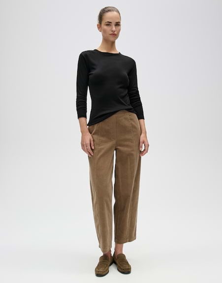 Opus Sherrie 1062489343100 t-shirt l/m zwart