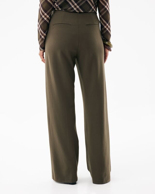 MEXX women MF007000663 lange broek dames donkergroen