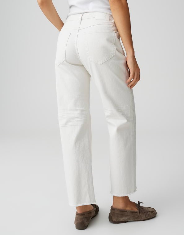Opus Lani Twist jeans boyfriend fit dames – wit - 26