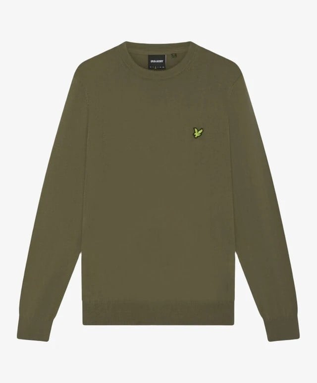 Lyle &amp; Scott Kn2110VC trui heren taupe