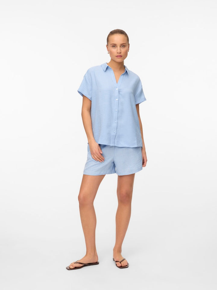 VERO MODA 10325868 melaney short dames lichtblauw