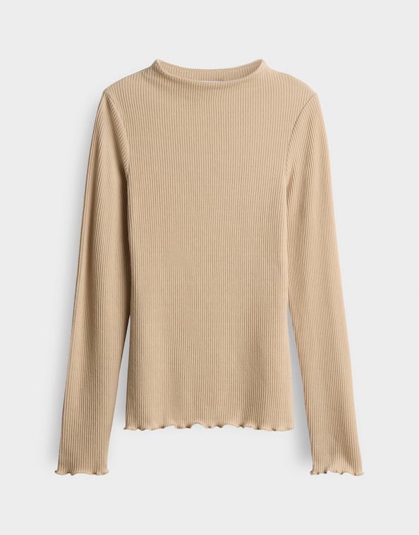 Opus Somanzi 10461813467100 t-shirt l/m zand