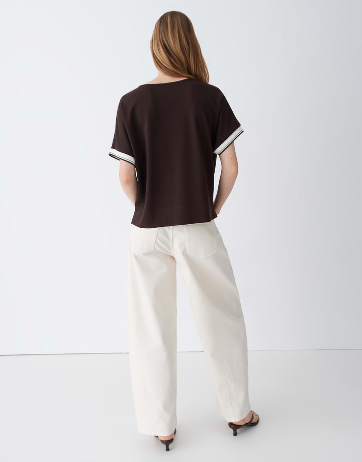 Opus t-shirt dames bruin – Giprep 10538614134477
