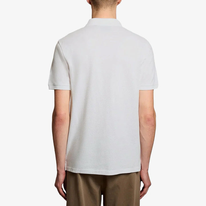 Lyle & Scott SP2400V polo k/m heren - wit