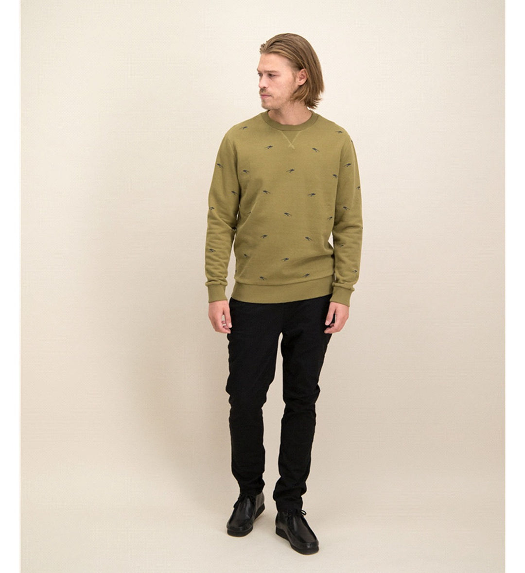 Lyle & Scott ML2022V sweater bruin – heren