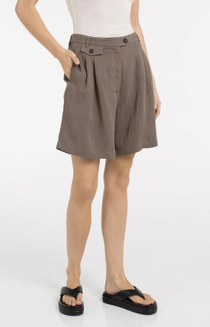 YAYA Women short dames bruin – 01-321032-605