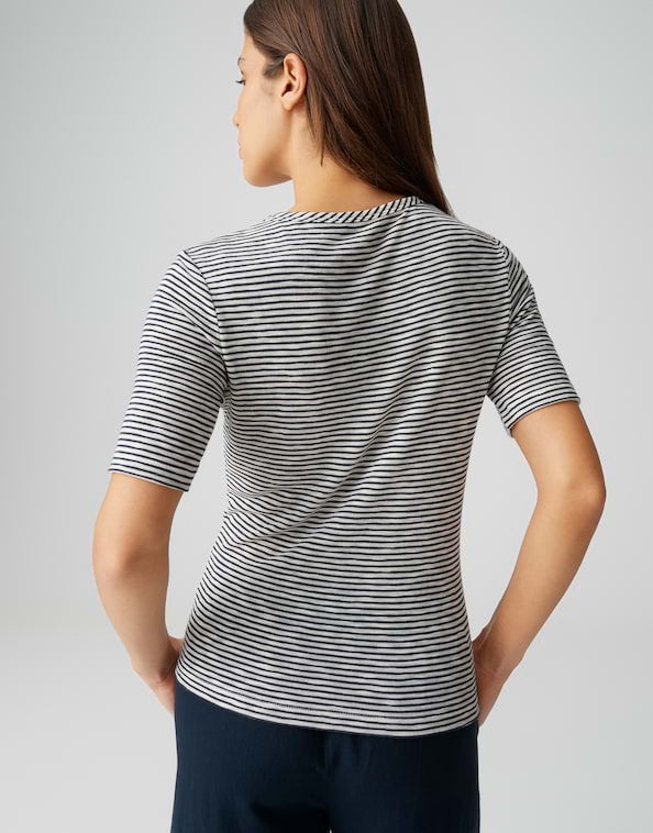 Opus Sambi t-shirt navy – dames