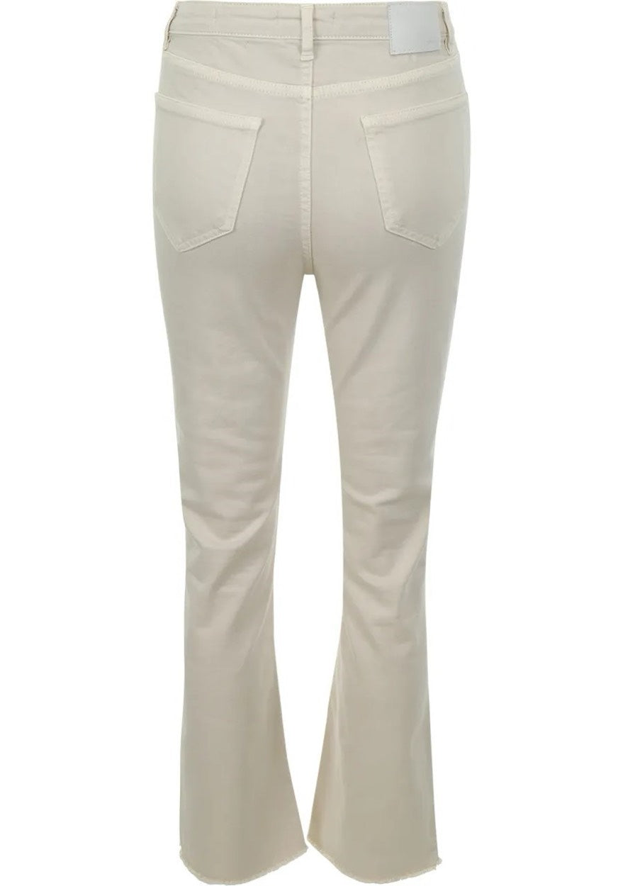 Opus eboni french 103904113311 jeans bootcut flare fit beige - L28