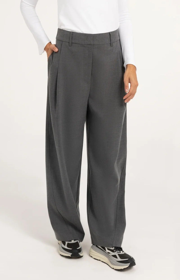YAYA Women 01-301275-610 lange broek grijs
