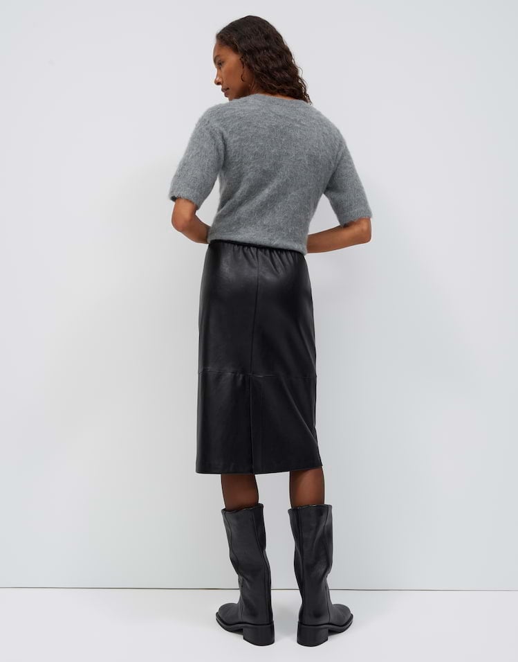 Opus rilkis 10623814498465 rok midi (imitatie) leer zwart