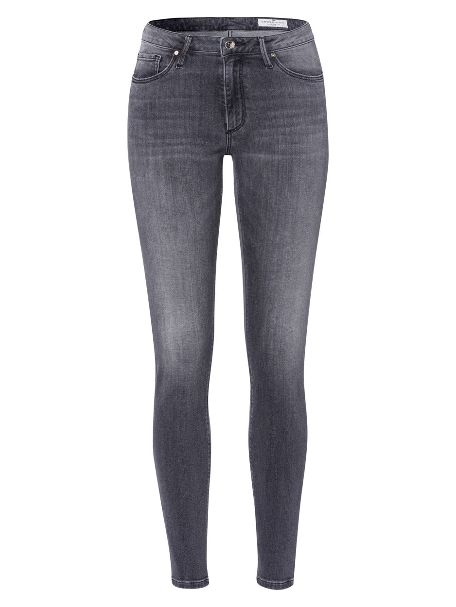 Cross Jeans N 497-191 grey denim – dames skinny fit - L32