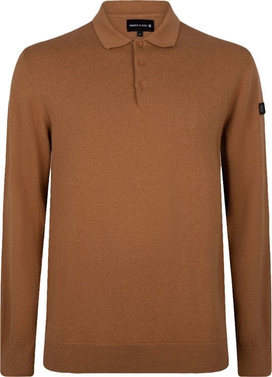 presly & sun polo l/m heren camel – Brad
