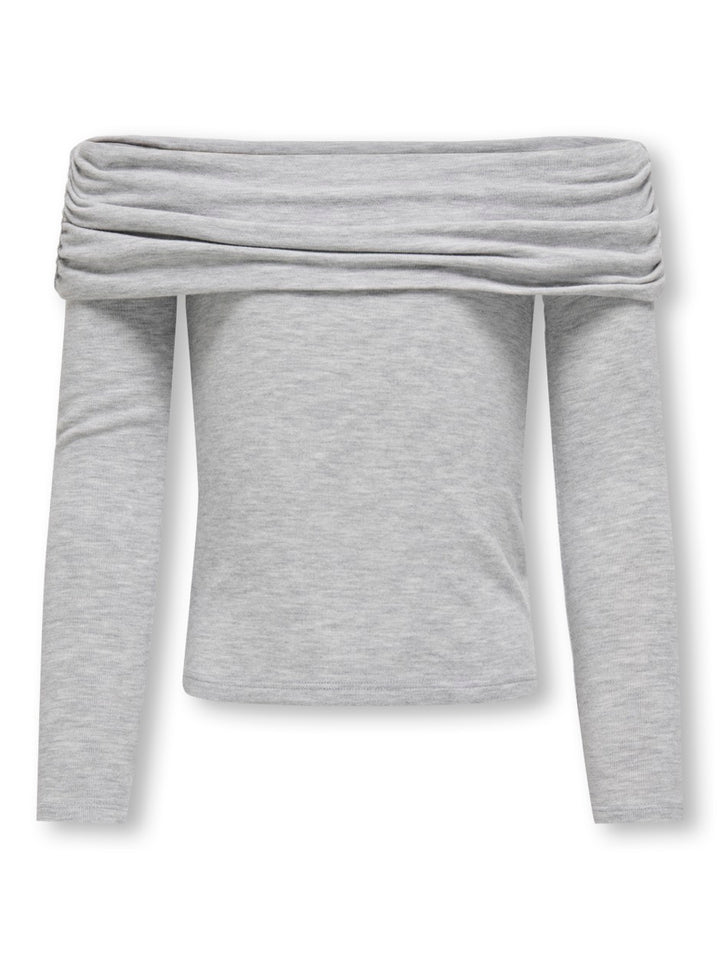 Kids Only Amour top l/m meisjes – grijs melee