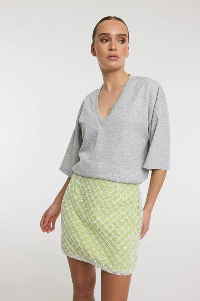 Refined department korte rok lime – dames