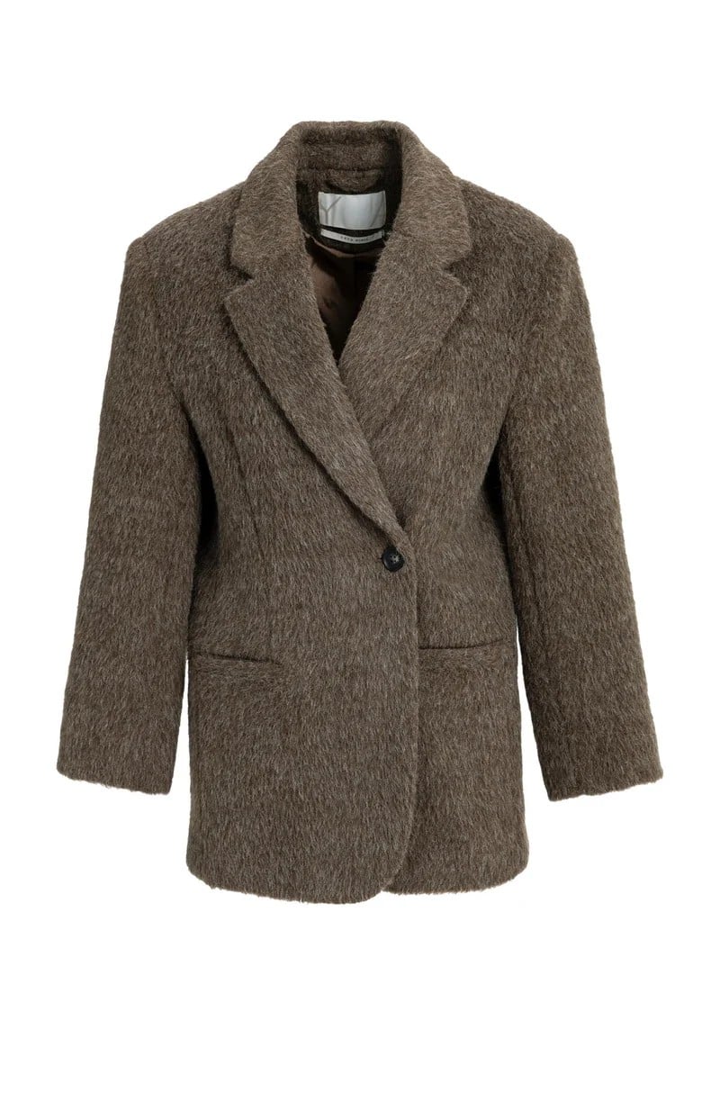 YAYA Women 01-511054-610 blazer dames bruin melee
