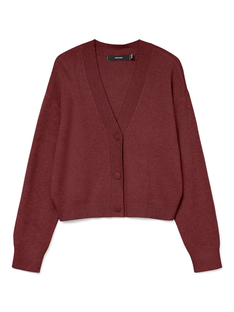 VERO MODA 10332210 Gold vest gebreid dames - Bordeaux