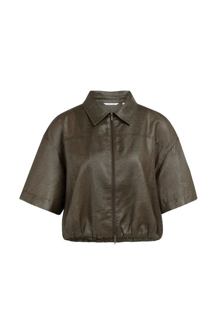 YAYA Women blouse l/m bruin – dames