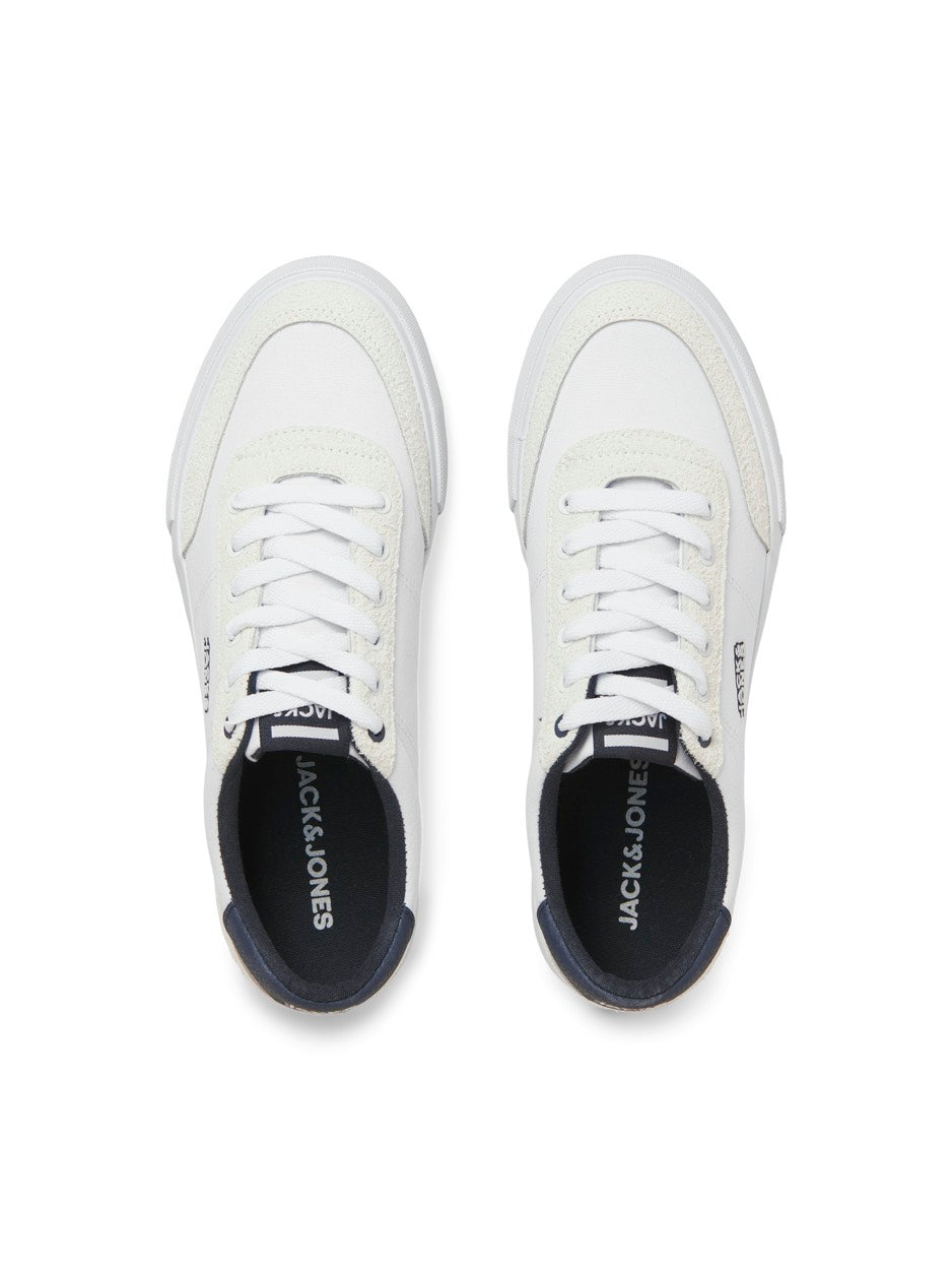 Jack & Jones 12270027 rob sneakers heren – wit dessin