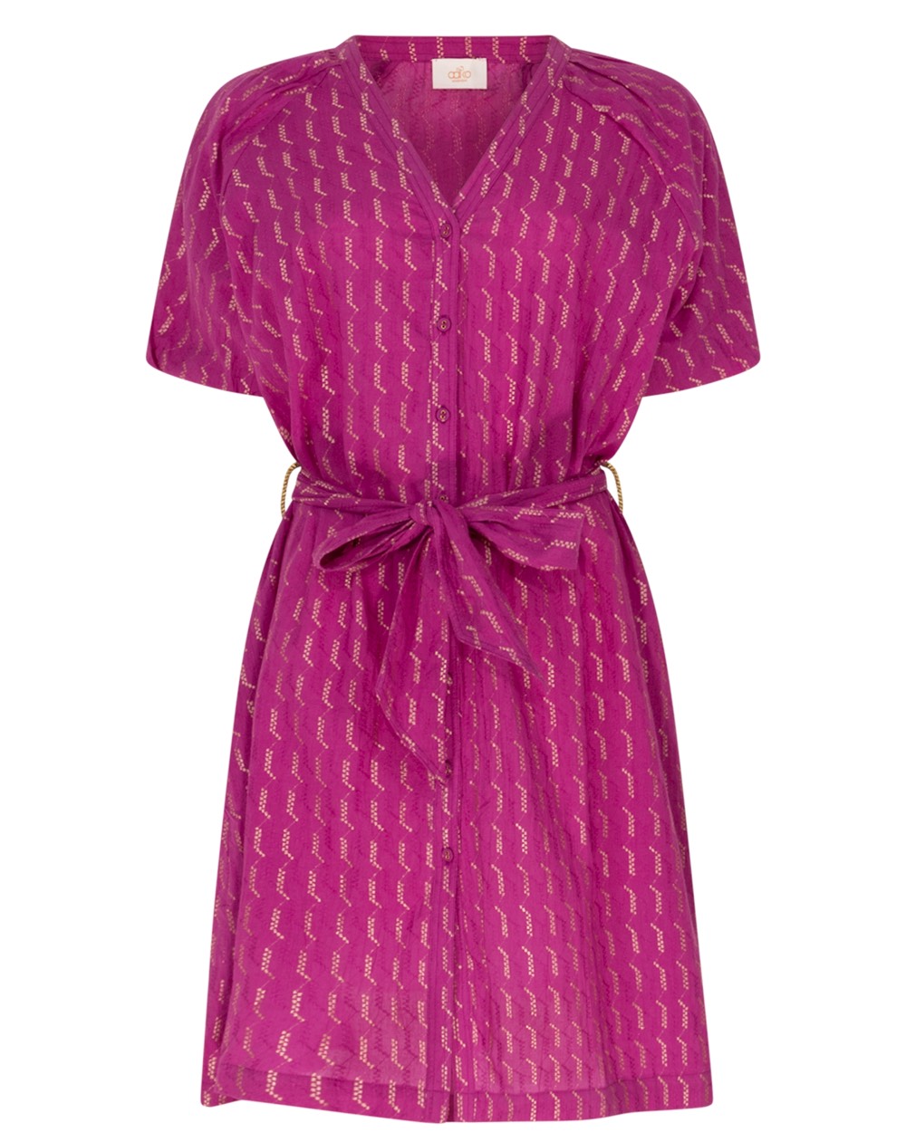 Aaiko ISMAY CO 520 jurk kort dames – paars dessin