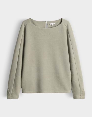Opus Gluffi sweater dames olijf