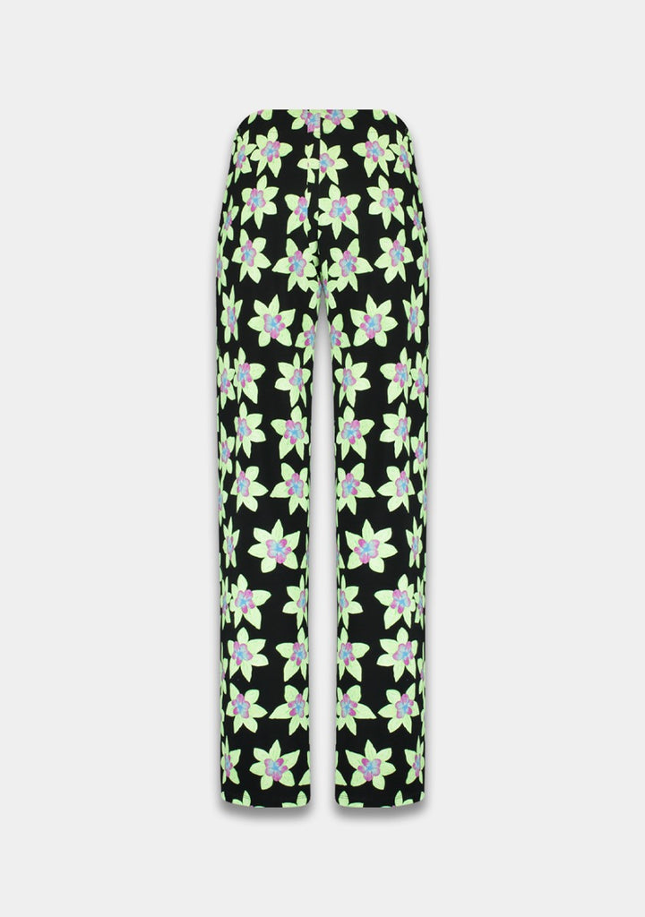 Harper and Yve SS25T104 lange broek dames groen dessin
