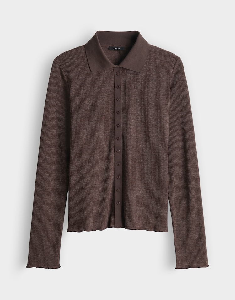 Opus polo bruin voor dames – Sosea 10521013887412