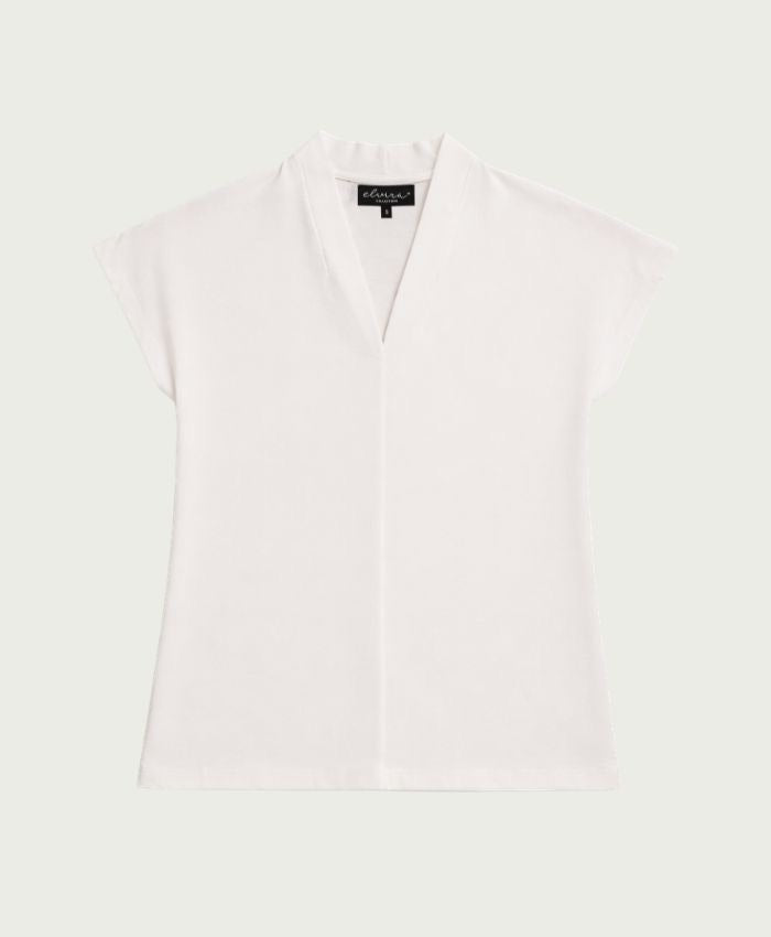 Elvira Casuals E2 26-055 Emily top voor dames – off-white