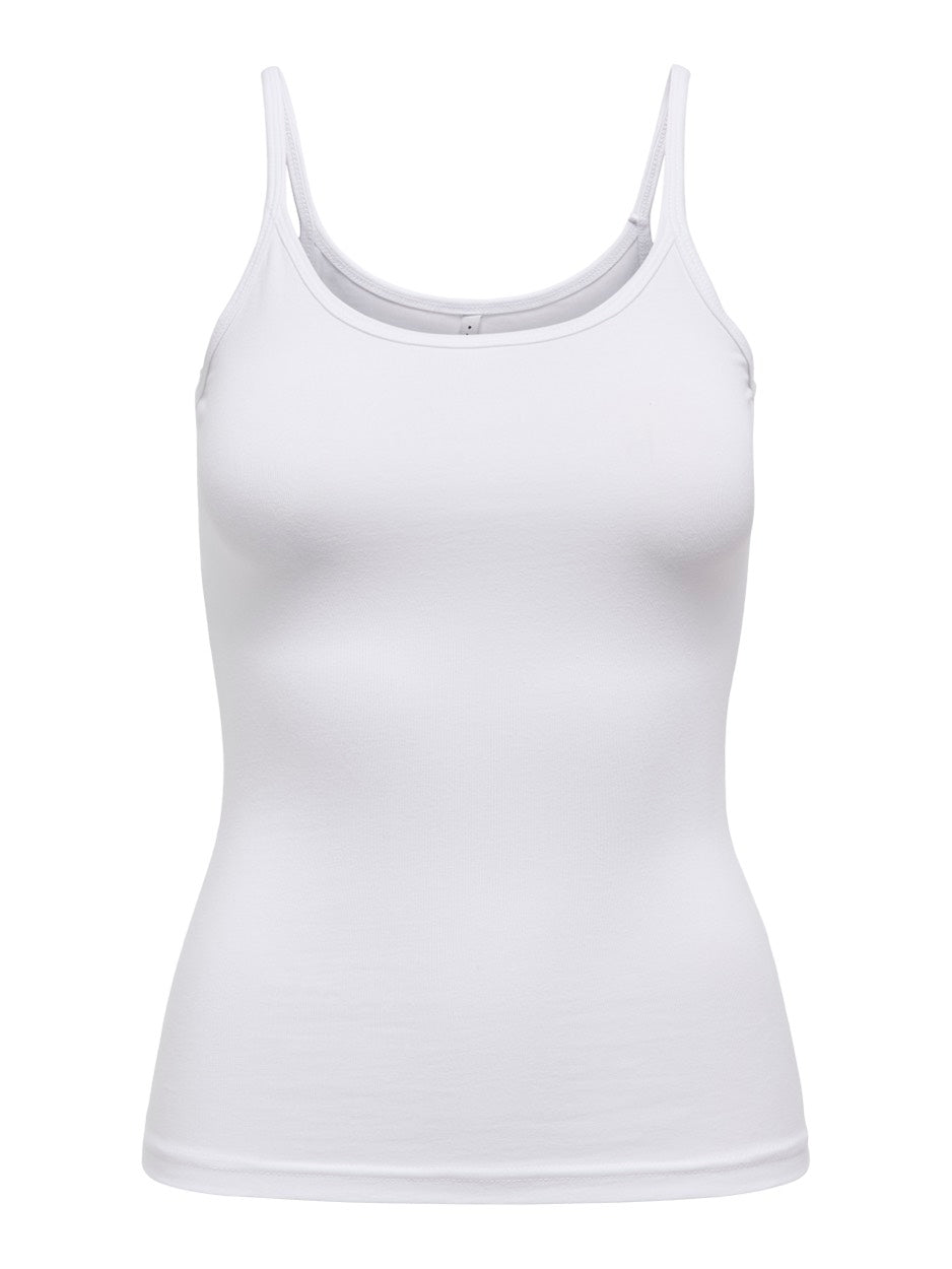 Only 15126430 love singlet wit – dames