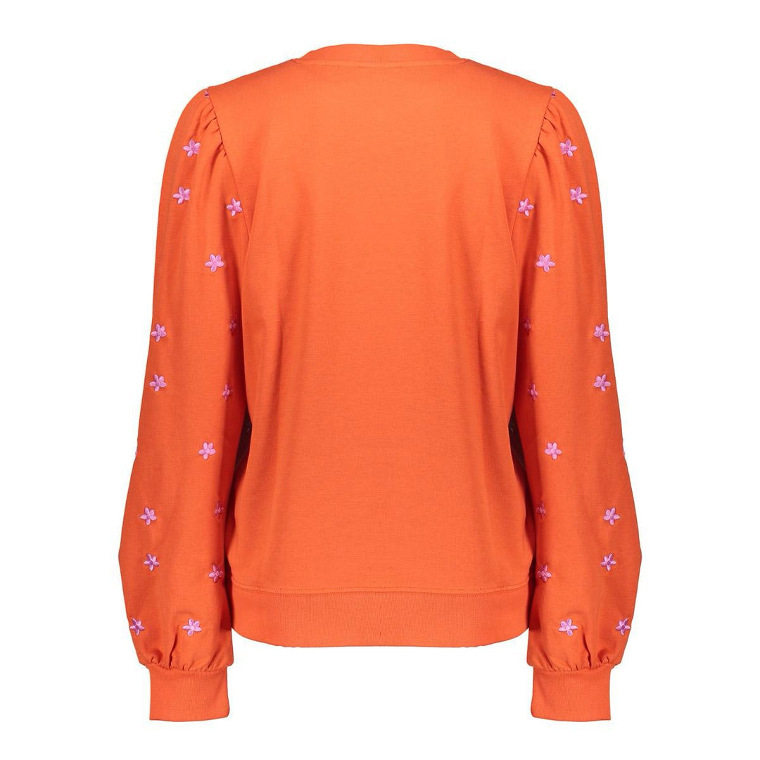 Geisha 52081-21 sweater dames koraal rood
