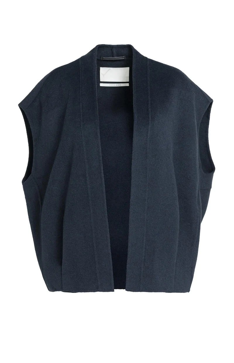 YAYA Women 02-021010-609 gilet gebreid antraciet