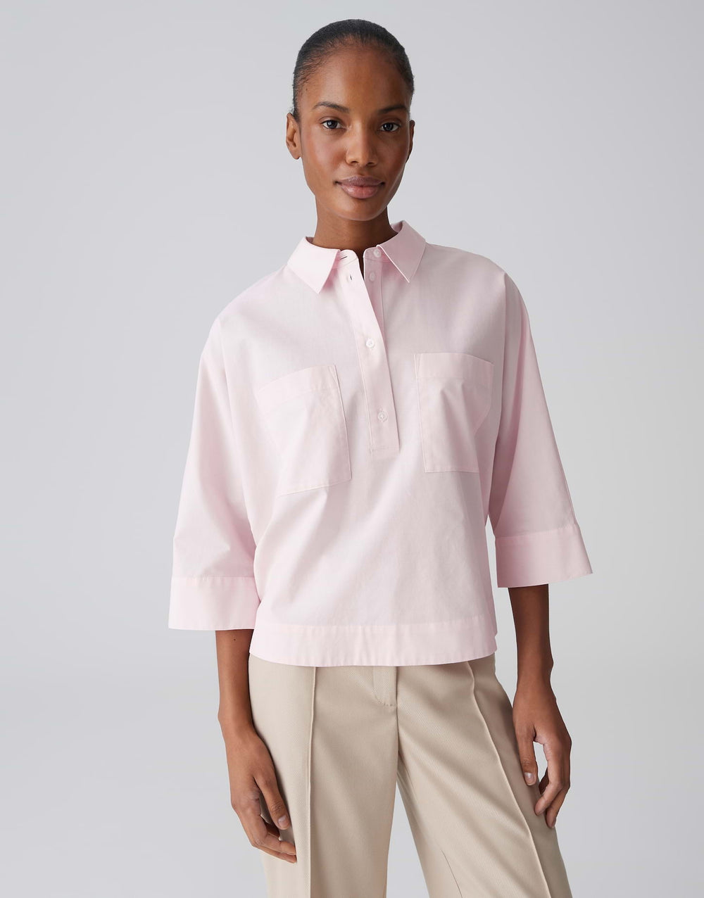 Opus blouse k/m dames licht roze – Fadessa 10531612975106